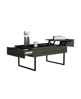 Depot E-Shop Toronto Lift Top Coffee Table, One Drawer, Two Legs