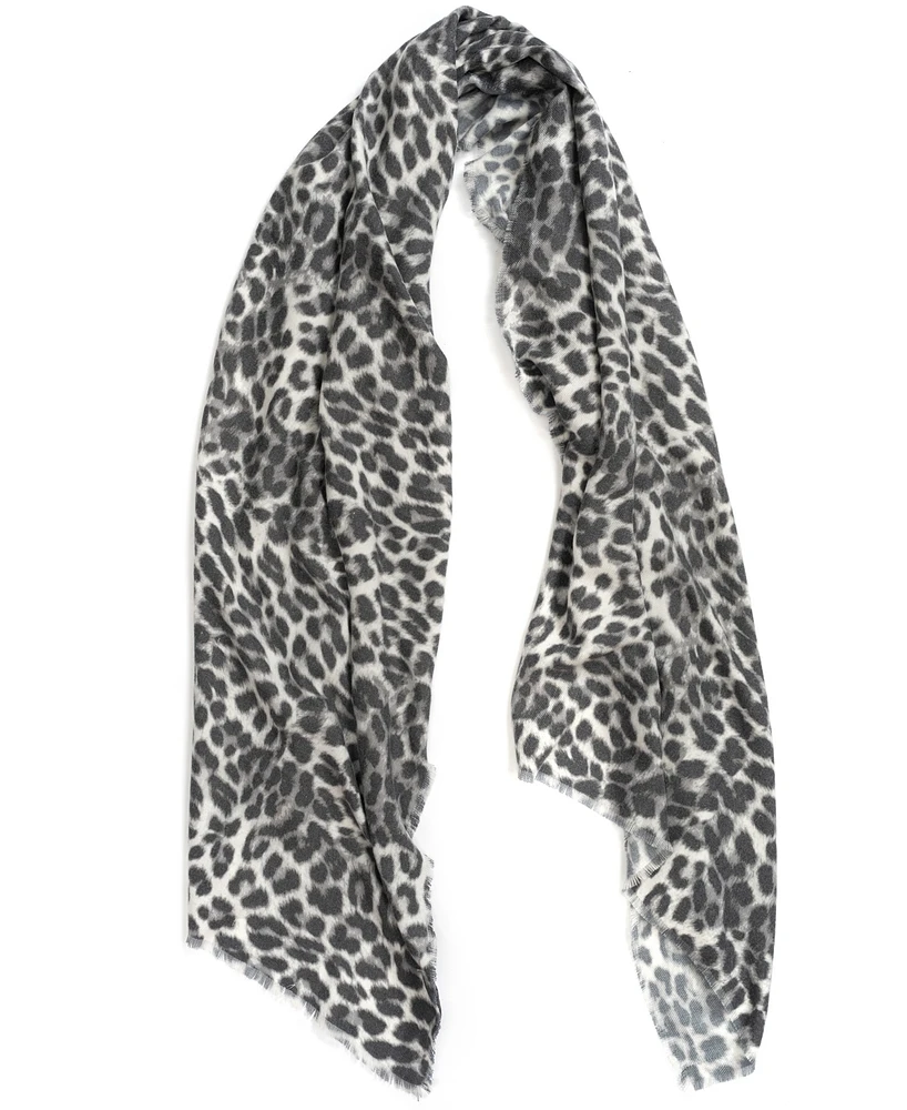 Vince Camuto Hazy Leopard Supersoft Oblong Scarf