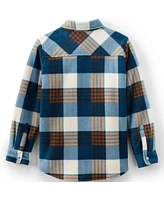 Lands' End Girls Flannel Shacket