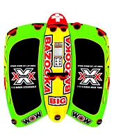 Wow Watersports 13-1010 Big Bazooka Steerable 1 to 4 Person Towable Tube, Green