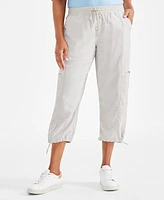 Style & Co Women's Pull-On Bungee-Hem Capri Pants, Exclusively at Macy's