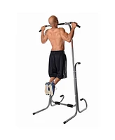 Stamina Products Stamina 1690 Power Tower Dip Pull Up Bar Exercise Station w/ Smart Workout App