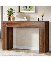 Tribesigns 55-Inch Farmhouse Console Table, Wood Sofa Table Behind The Couch, Modern Entryway Table Accent Table for Living Room, Hallway, Foyer