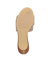 Guess Women's Weekful Embellished Mid Heel Sandals