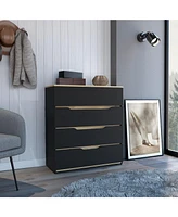 Aralia Drawer Dresser 35"H, Four Drawers, Superior Top
