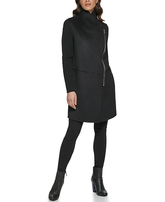 Kenneth Cole Women's Double Face Wool Coat