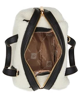 Anne Klein Sherpa Mini Satchel Bag