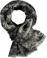 Fraas Digital Floral Print Scarf