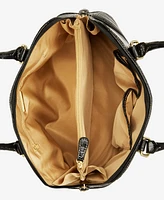 Giani Bernini Croc Dome Medium Satchel, Created for Macy's