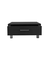 Depot E-Shop Athens Coffee Table, One Drawer, Four Legs