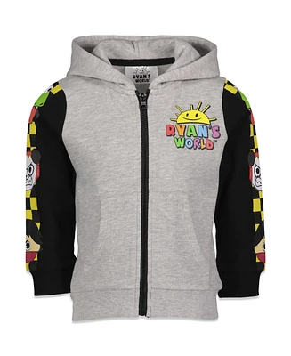 Ryan'S World Boys Fleece Zip Up Hoodie to