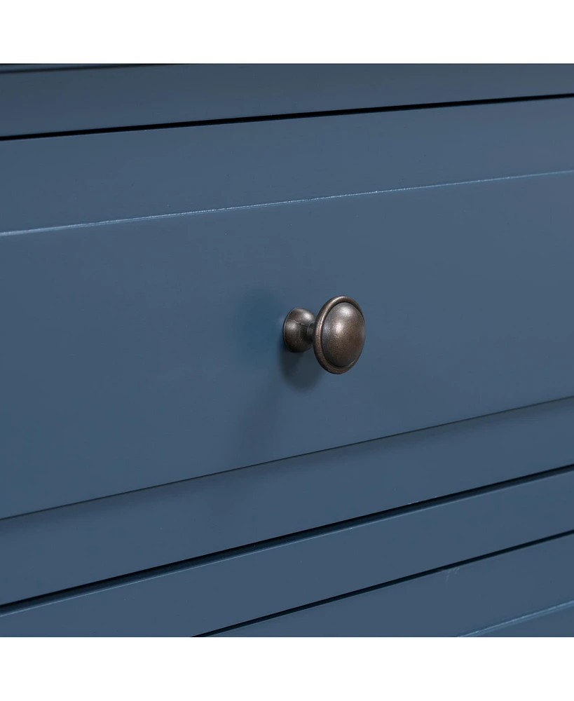 Slickblue 3-Drawer Nightstand Wood Cabinet for Stylish Storage