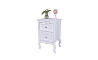 Slickblue 2-Piece Country Style Two-Tier Night Tables Set