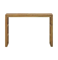 vidaXL Console Table 43.3"x13.8"x29.5" Solid Teak Wood