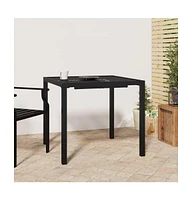 vidaXL Patio Table Anthracite 31.5"x31.5"x28.3" Steel