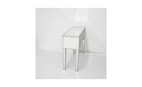 Slickblue Mirrored Entryway Console – Elegant and Modern Accent Table for Hallways or Foyers