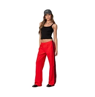 Edikted Women's Felicity Nylon Track Pants