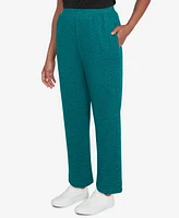 Alfred Dunner Women's French Quarter Soft Brushed Knit Short Length Pants