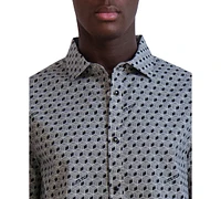 Karl Lagerfeld Paris Men's Geo-Pattern Shirt