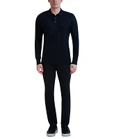 Karl Lagerfeld Paris Men's Embossed Sweater Polo