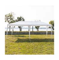 Slickblue Durable Outdoor Party Tent with Non-Cloth Pe and Sprayed Iron Pipe for Events