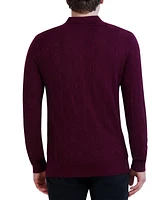 Karl Lagerfeld Paris Men's Embossed Sweater Polo