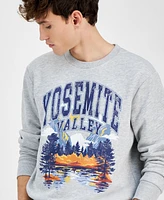 Sun + Stone Men's Yosemite Valley Crewneck Sweatshirt, Exclusively at Macy's