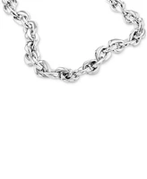 Calvin Klein Stainless Steel Chunky Link 16-1/2" Collar Necklace