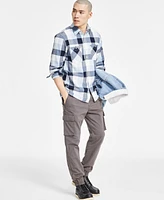 Sun + Stone Men's Nolan Plaid Shirt, Exclusively at Macy's