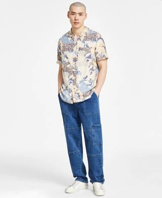 Sun Stone Mens Patterned Shirt Jeans Exclusively At Macys