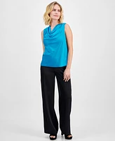 I.n.c. International Concepts Petite Cowlneck Sleeveless Top, Created for Macy's