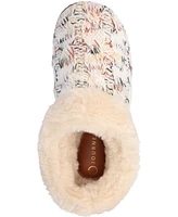 Journee Collection Women's Adiah Round Toe Knitted Clog Slippers