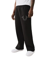 True Religion Men's Studded Baggy Sweatpants