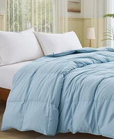 Unikome Lightweight White Goose Down Feather Fiber Comforter