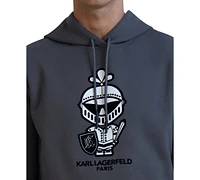 Karl Lagerfeld Paris Men's Armor Graphic Hoodie