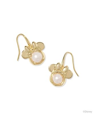 Kendra Scott 14k Gold-Plated Cultured Freshwater Pearl Minnie Mouse Drop Earrings