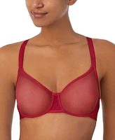 Dkny Women's Sheers Unlined Demi Bra