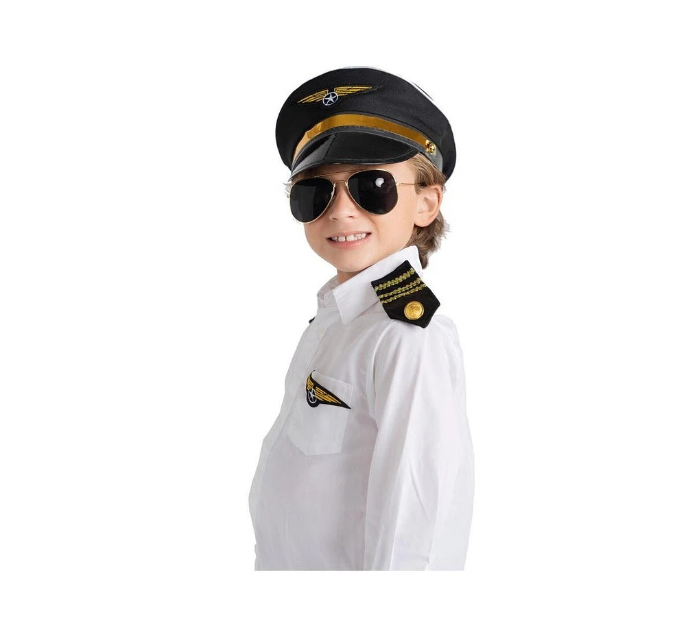 Dress Up America Pilot Accessory Costume Set - Kids Girls & Boys