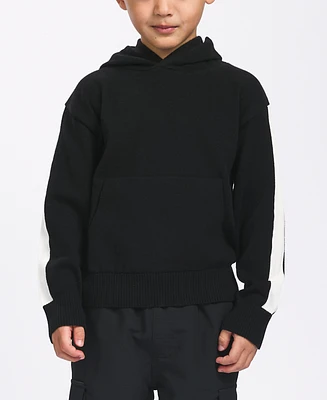 Sovereign Code Little Boys Sweater Knit Pull-Over Hoodie