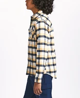 Sovereign Code Big Boys Soft Plaid Flannel Button-Up Shirt