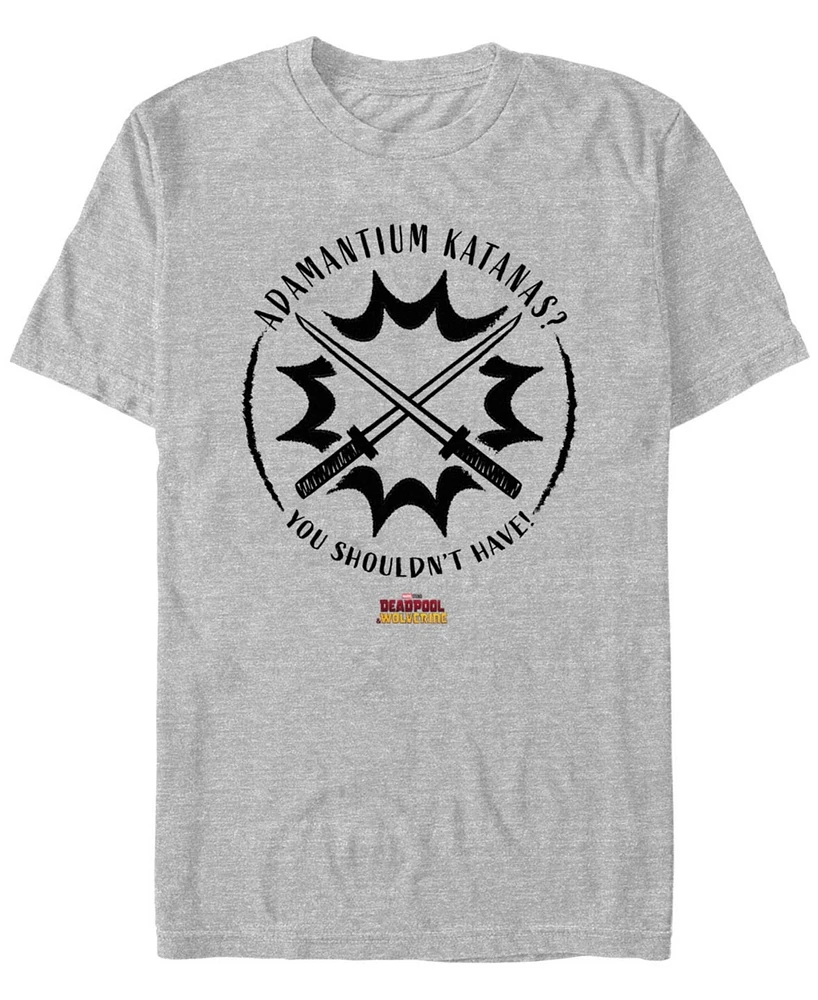 Fifth Sun Men's Adamantium Katanas Short Sleeve T-Shirt