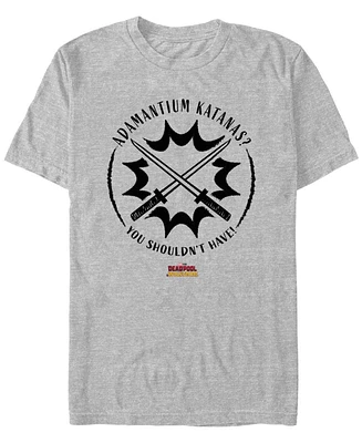 Fifth Sun Men's Adamantium Katanas Short Sleeve T-Shirt