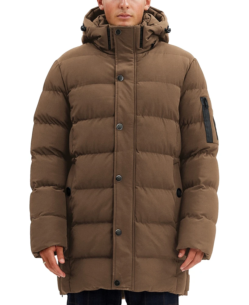 Point Zero Men's Long Puffer Jacket