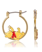 Disney Winnie The Pooh Hoop Earrings