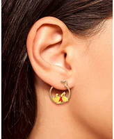 Disney Winnie The Pooh Hoop Earrings