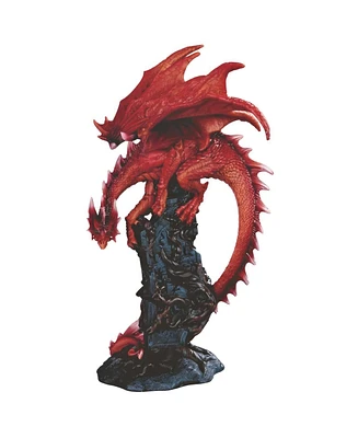 Fc Design 11"H Red Dragon Ambush Figurine Decoration Home Decor Perfect Gift for House Warming, Holidays and Birthdays