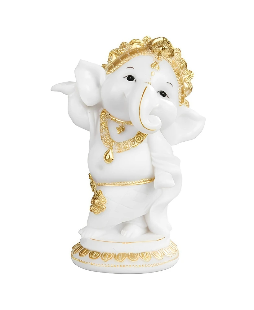 Fc Design 5.25"H Ganesh Dancing Figurine Decoration Home Decor Perfect Gift for House Warming, Holidays and Birthdays