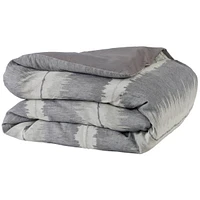 Ihi Home New York Cotton, King Duvet Cover Set/3, Grey