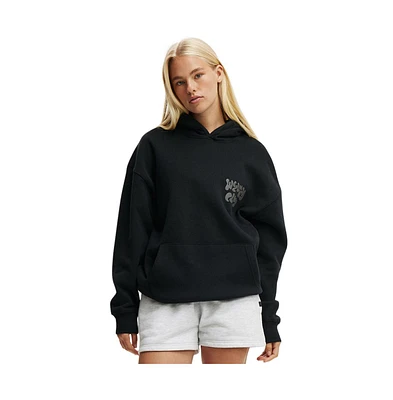 Cotton On Women's Plush Premium Graphic Hoodie