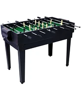 Slickblue 5-in-1 Multi-Game Table: Billiards, Air Hockey, Foosball, Ping Pong, & Basketball